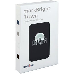 Аккумулятор с подсветкой markBright Town, 5000 мАч, черный G-15555.30 фото 9