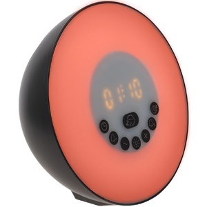 Лампа-колонка со световым будильником dreamTime, ver.2, черная G-15729.30 фото 9