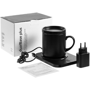 Кружка с подогревом и беспроводной зарядкой dualBase plus, черная G-15783.30 фото 12
