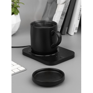 Кружка с подогревом и беспроводной зарядкой dualBase plus, черная G-15783.30 фото 14