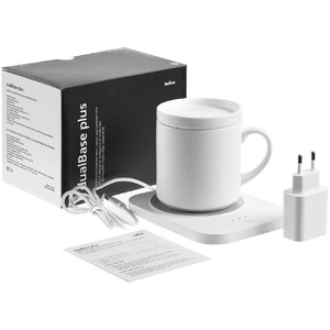 Кружка с подогревом и беспроводной зарядкой dualBase plus, белая G-15783.60 фото 12