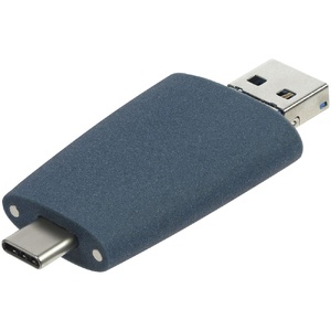 Флешка Pebble Universal, USB 3.0, серо-синяя, 32 Гб G-15810.42 фото 8