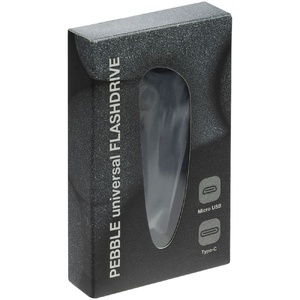 Флешка Pebble Universal, USB 3.0, серо-синяя, 32 Гб G-15810.42 фото 9