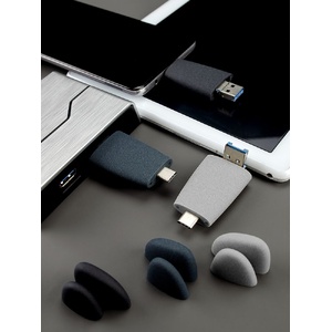 Флешка Pebble Universal, USB 3.0, серо-синяя, 32 Гб G-15810.42 фото 14