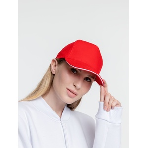 Бейсболка Classic, красная с белым кантом G-15848.50 фото 10
