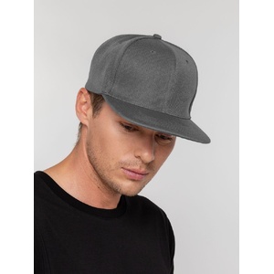 Бейсболка Snapback с прямым козырьком, серая G-15948.10 фото 6