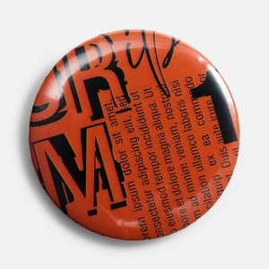 Значок закатной Pinback Print, XL G-15993.04 фото 8
