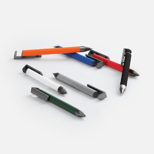 Ручка шариковая Standic Soft Touch с подставкой для телефона, черная G-16169.30 фото 8