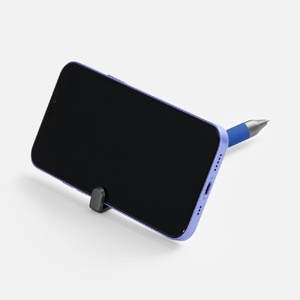 Ручка шариковая Standic Soft Touch с подставкой для телефона, синяя G-16169.40 фото 7