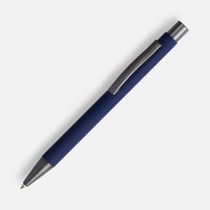 Ручка шариковая Atento Soft Touch, темно-синяя G-16427.40 фото 3