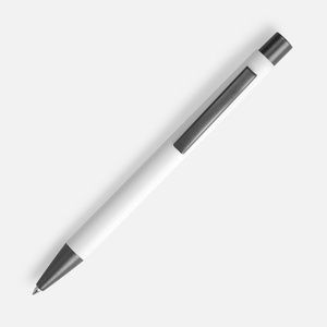 Ручка шариковая Atento Soft Touch, белая G-16427.60 фото 4