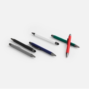 Ручка шариковая Atento Soft Touch со стилусом, серая G-16428.10 фото 7