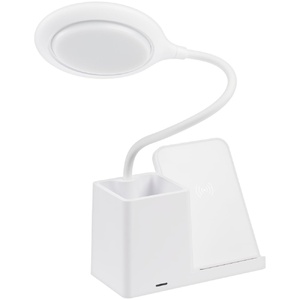 Лампа с органайзером и беспроводной зарядкой writeLight, ver. 2, белая G-16437.60 фото 9