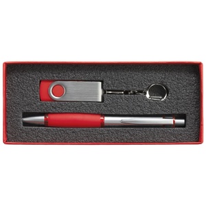 Коробка Notes с ложементом для ручки и флешки, красная G-16531.50 фото 7