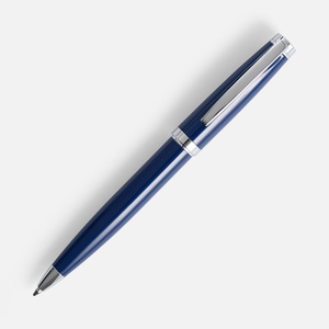 Ручка шариковая Letra Chrome, глянцевая, темно-синяя G-16709.40 фото 4