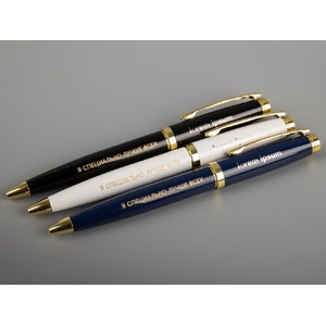 Ручка шариковая Letra Gold, глянцевая, черная G-16710.30 фото 8