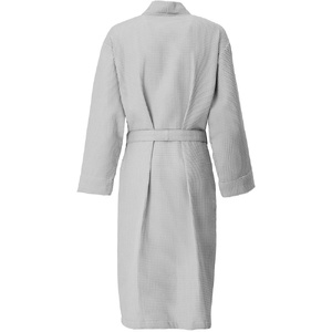 Халат вафельный Kimono, светло-серый, размер M/L G-17267.133 фото 4