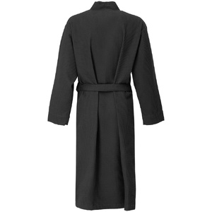 Халат вафельный Kimono, черный, размер M/L G-17267.303 фото 4