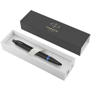 Ручка шариковая Parker IM Professionals Marine Blue BT, черная с синим G-17304.40 фото 6
