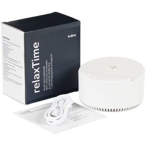 Bluetooth-колонка с беспроводной зарядкой relaxTime, белая G-17359.60 фото 12