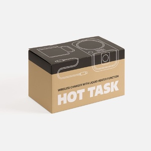 Беспроводное зарядное устройство с подогревом кружки Hot Task, белое G-17369.60 фото 14