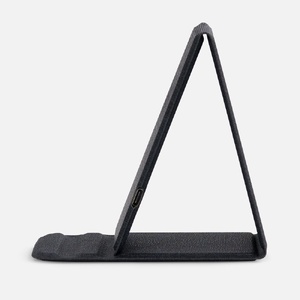Подставка для смартфона с беспроводной зарядкой Kickstand, серая G-17485.10 фото 6