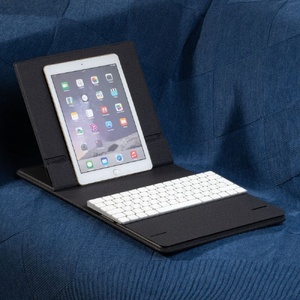 Складной стол для ноутбука с беспроводной зарядкой Kickstand Table, серый G-17486.10 фото 12