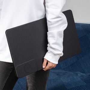 Складной стол для ноутбука с беспроводной зарядкой Kickstand Table, серый G-17486.10 фото 14