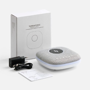 Bluetooth-колонка с беспроводной зарядкой и подсветкой Terrafonic, серая G-17487.10 фото 10
