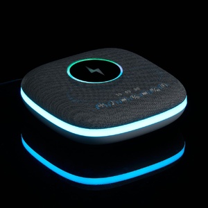 Bluetooth-колонка с беспроводной зарядкой и подсветкой Terrafonic, серая G-17487.10 фото 12