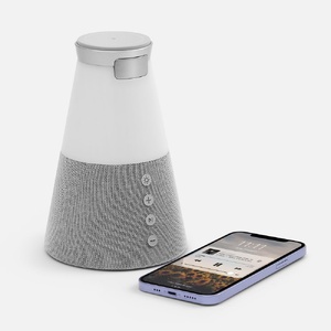Bluetooth-колонка с беспроводной зарядкой и подсветкой Cone Sonance, серая G-17573.10 фото 6