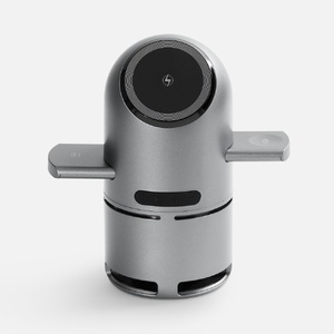 Bluetooth-колонка с беспроводной зарядкой Droid, серая G-17587.10 фото 3