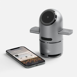 Bluetooth-колонка с беспроводной зарядкой Droid, серая G-17587.10 фото 7