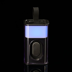 Bluetooth-колонка с подсветкой Groove, серая G-17643.10 фото 12