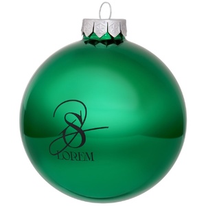 Елочный шар Finery Gloss, 8 см, глянцевый зеленый G-17662.90 фото 8
