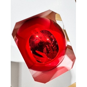 Оформительский шар Finery, 8 см, глянцевый красный G-17678.50 фото 7