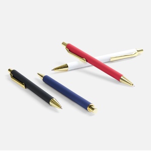 Ручка шариковая Lobby Soft Touch Gold, красная G-18324.50 фото 7