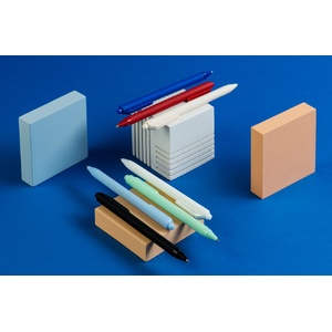 Ручка шариковая Cursive Soft Touch, голубая голубой G-18329.14 фото 8