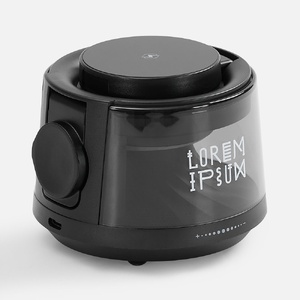 Bluetooth-колонка с подсветкой и беспроводной зарядкой Quantium, черная G-18395.30 фото 11