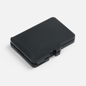 Органайзер для карт памяти и SIM с кардридером Multitask, черный G-18577.30 фото 4