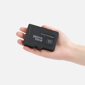 Органайзер для карт памяти и SIM с кардридером Multitask, черный G-18577.30 фото 9