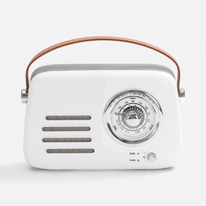 Bluetooth-колонка с радио Retronica, белая G-18751.60 фото 5