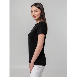 Футболка женская T-bolka Stretch Lady, черная, размер S G-1891.301v2 фото 9
