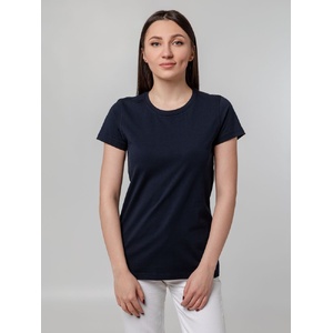 Футболка женская T-bolka Stretch Lady, темно-синяя (navy), размер S G-1891.401v2 фото 7