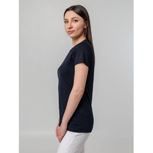 Футболка женская T-bolka Stretch Lady, темно-синяя (navy), размер S G-1891.401v2 фото 9