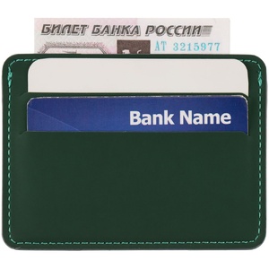 Чехол для карточек Shall Simple, зеленый G-19095.90 фото 7