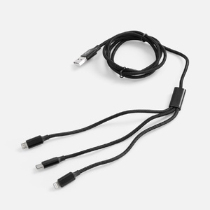 Кабель Triple Charge в футляре ver.2, черный G-19567.30 фото 4