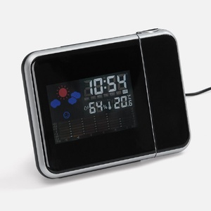 Метеостанция с проекционными часами Climavista, черная G-19605.30 фото 4