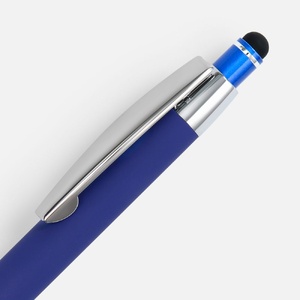 Ручка шариковая Sansen Soft Touch со стилусом, синяя G-19661.40 фото 6