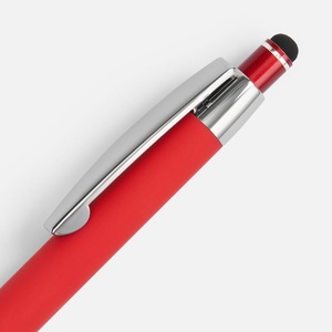 Ручка шариковая Sansen Soft Touch со стилусом, красная G-19661.50 фото 6